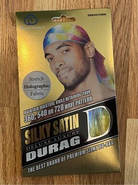 Silky Satin Holographic Du-Rag - Multicolor New